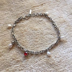 Justine Clenquet Pearl Holly Necklace